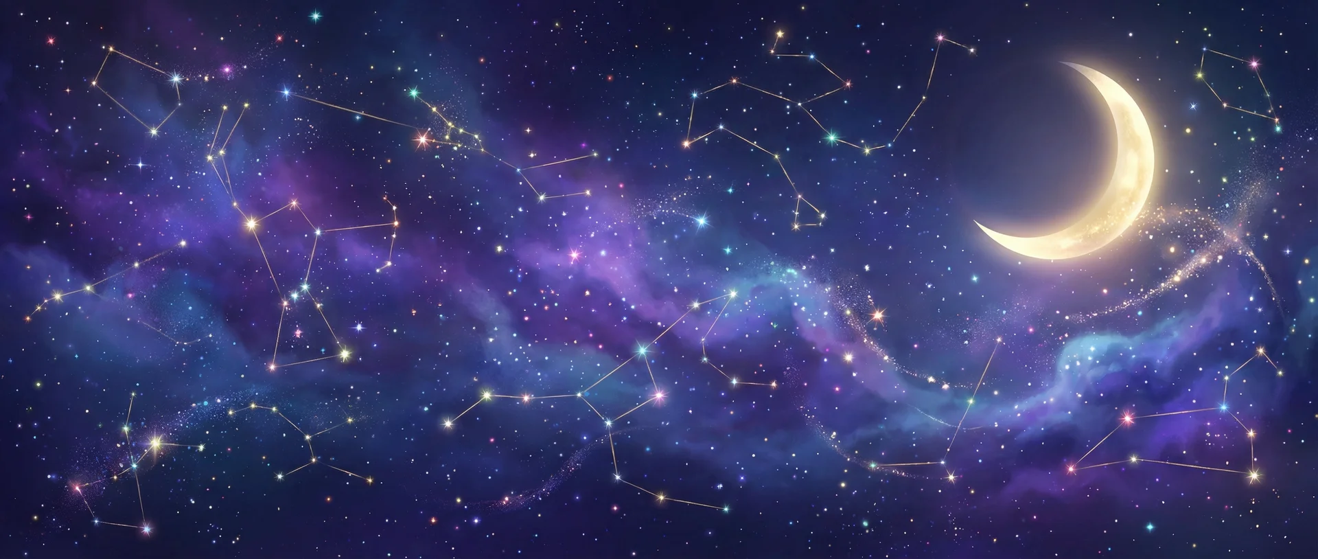 星空背景 - 光环2 | 每日星座运势与塔罗占卜